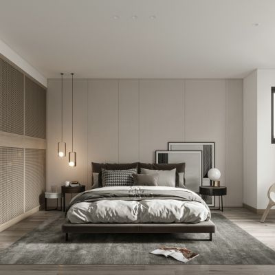 现代卧室