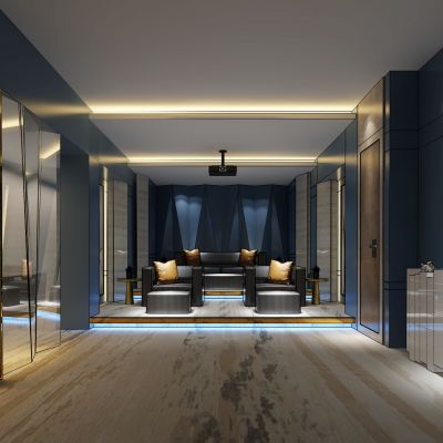 现代影音室沙发