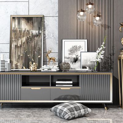 简欧电视柜组合摆台摆件