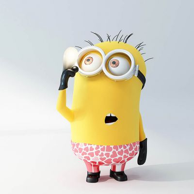 现代卡通小黄人玩具