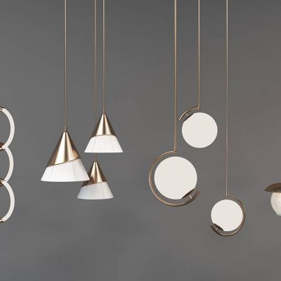 现代吊灯组合