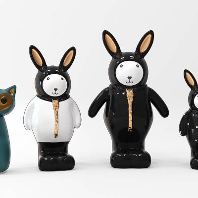 兔子饰品摆件