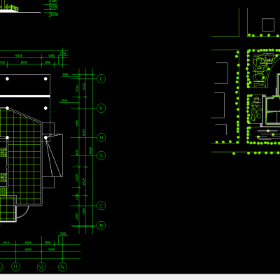 某大学活动中心方案图