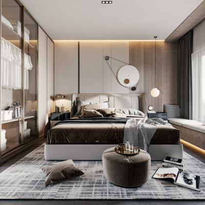 现代卧室