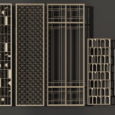 新中式金属花格
