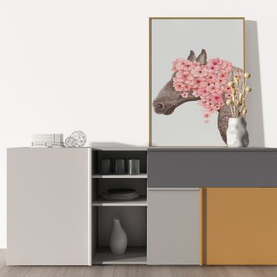 现代装饰柜电视柜摆台