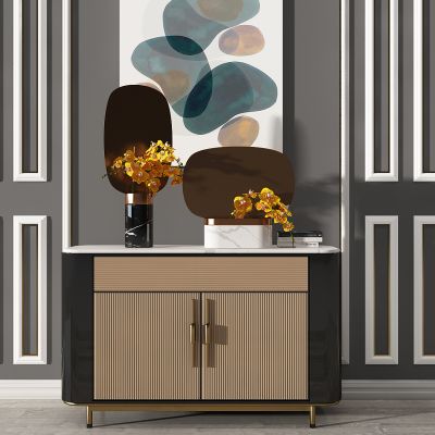 简欧轻奢玄关柜餐边柜装饰柜电视柜