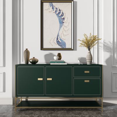 现代轻奢玄关柜餐边柜装饰柜电视柜花瓶