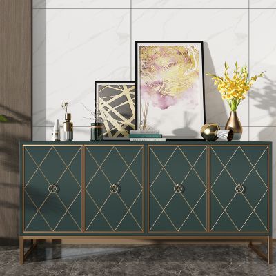 现代轻奢玄关柜餐边柜装饰柜电视柜花瓶