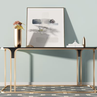 现代轻奢玄关柜摆台摆件