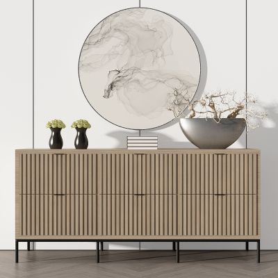 新中式边柜玄关柜摆台摆件