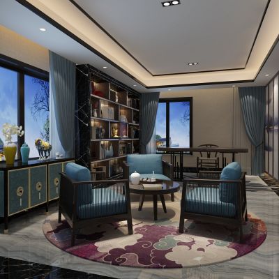 新中式书房