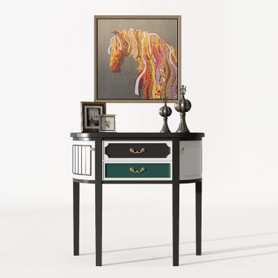 法式玄关柜摆台摆件