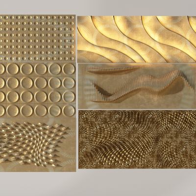 波浪机理墙面造型