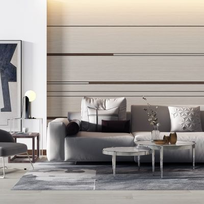 现代沙发茶几组合