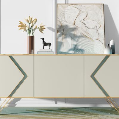 简欧轻奢玄关柜餐边柜装饰柜电视柜