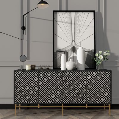 简欧轻奢玄关柜餐边柜装饰柜电视柜