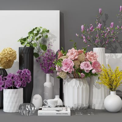 现代花瓶饰品摆件组合