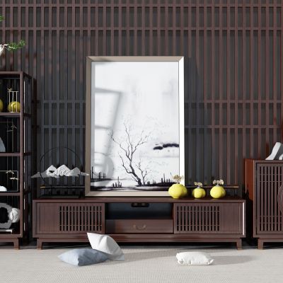 中式电视柜装饰柜