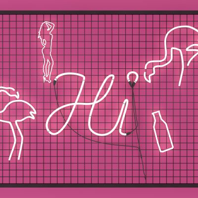 现代网红霓虹灯彩灯