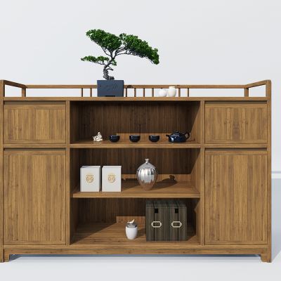 新中式茶柜餐边柜摆件