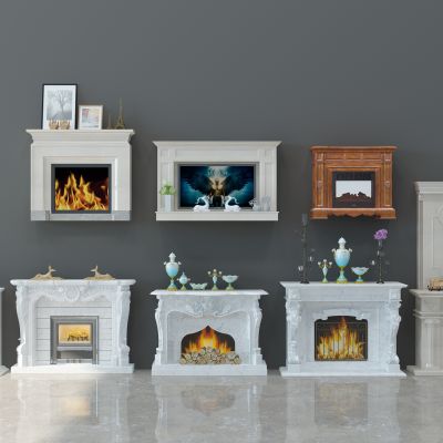 法式石材壁炉