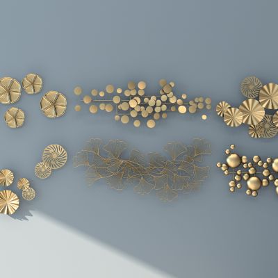 新中式金属墙饰挂饰挂件