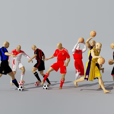 模特足球人物