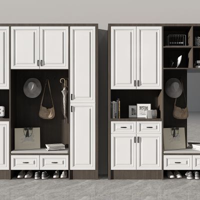 现代入口玄关鞋柜衣橱衣柜