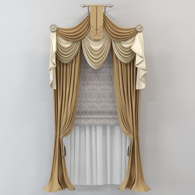 法式窗帘罗马帘