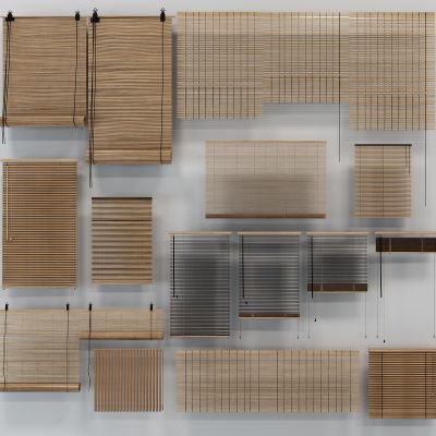 新中式卷帘竹帘遮光帘席帘