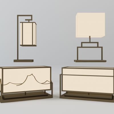 新中式台灯组合