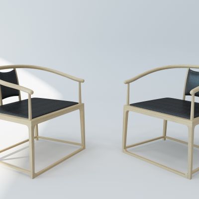 中式扶手椅子圈椅