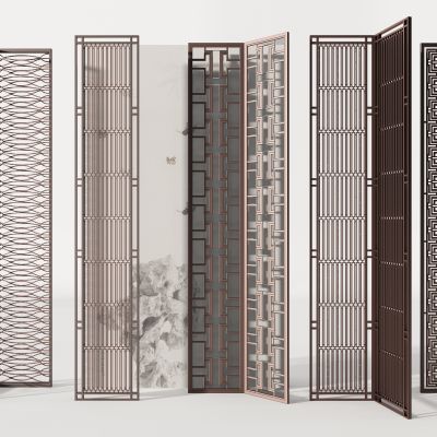 新中式屏风隔断花格