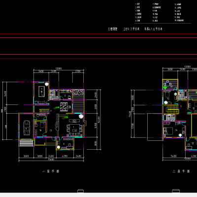广安某别墅设计方案14个