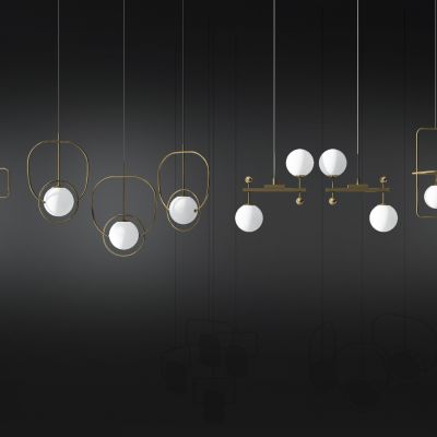 现代小吊灯组合