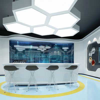 现代科技大厅前台