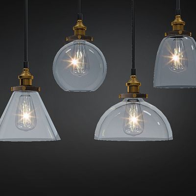现代玻璃球小吊灯
