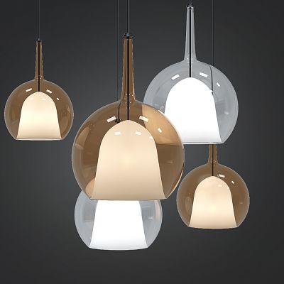 现代玻璃球小吊灯