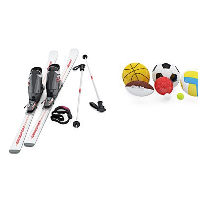 滑雪和球类