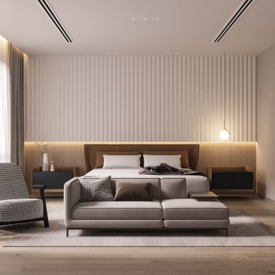 现代卧室