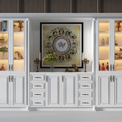 法式红酒柜酒瓯烛台