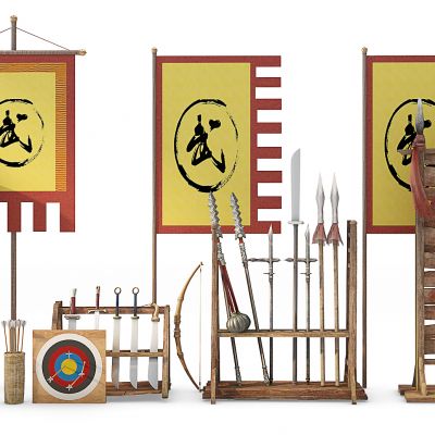 中式武器武器架组合