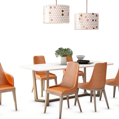 北欧餐桌椅组合