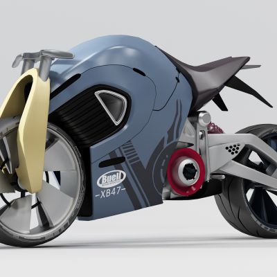 现代概念摩托车