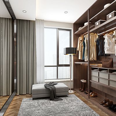 现代衣帽间