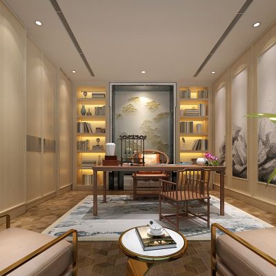 新中式书房
