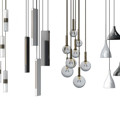 现代小吊灯组合