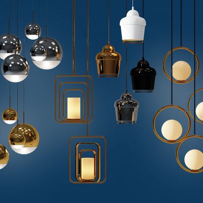现代小吊灯组合