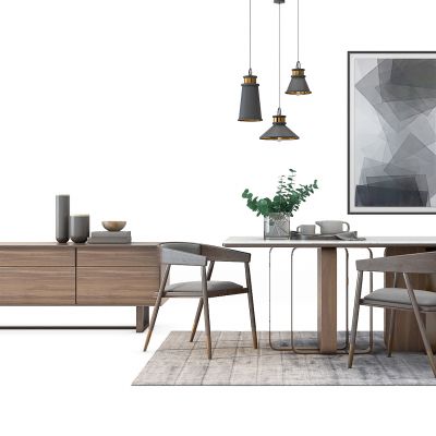 中式餐桌椅电视柜